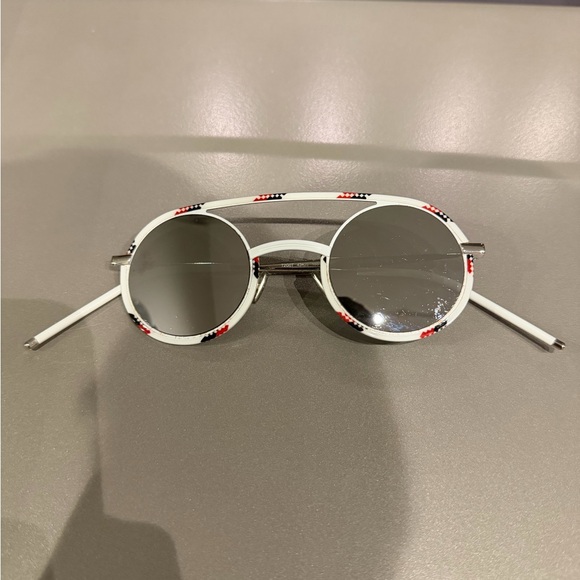 Dior Other - Men’s Dior Stylish Round Sunglasses with Patterned Frame